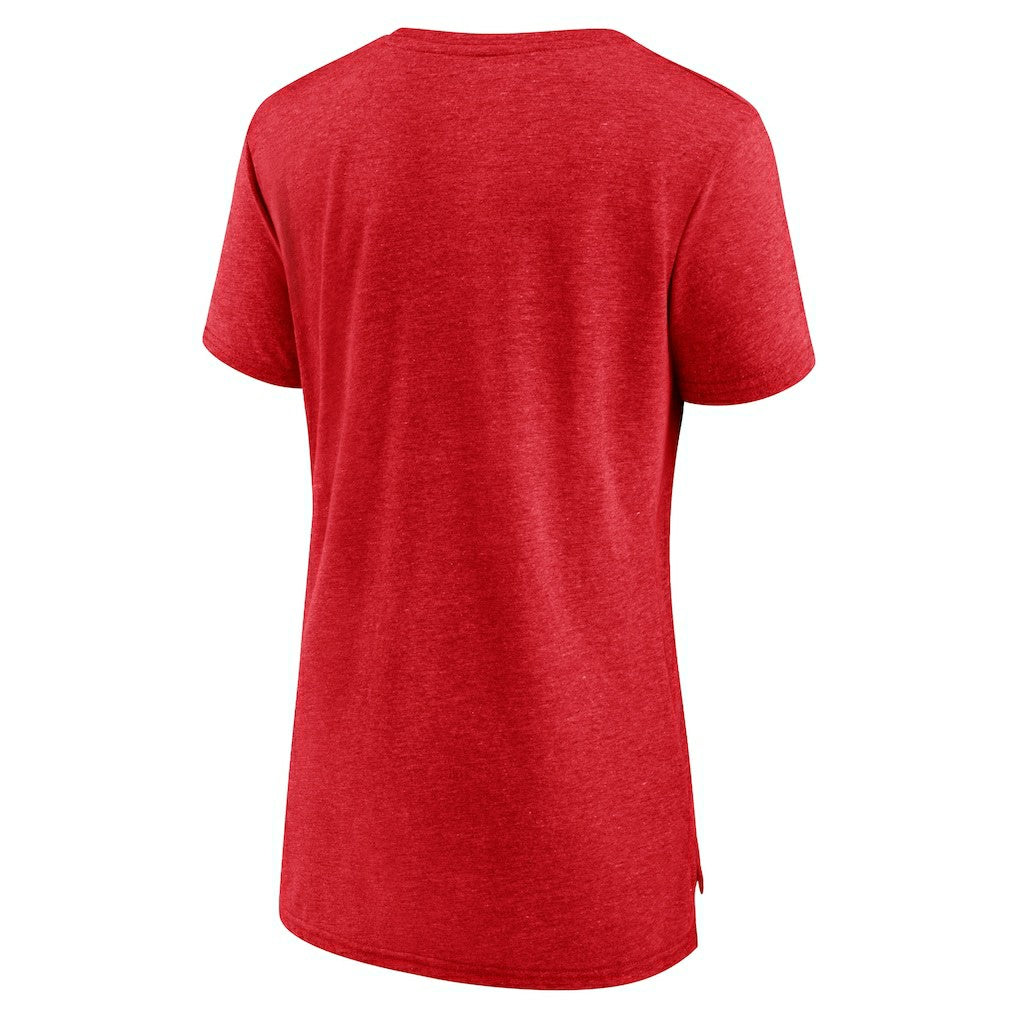 Atlanta Hawks Women's Gradient Logo Tri-Blend T-Shirt