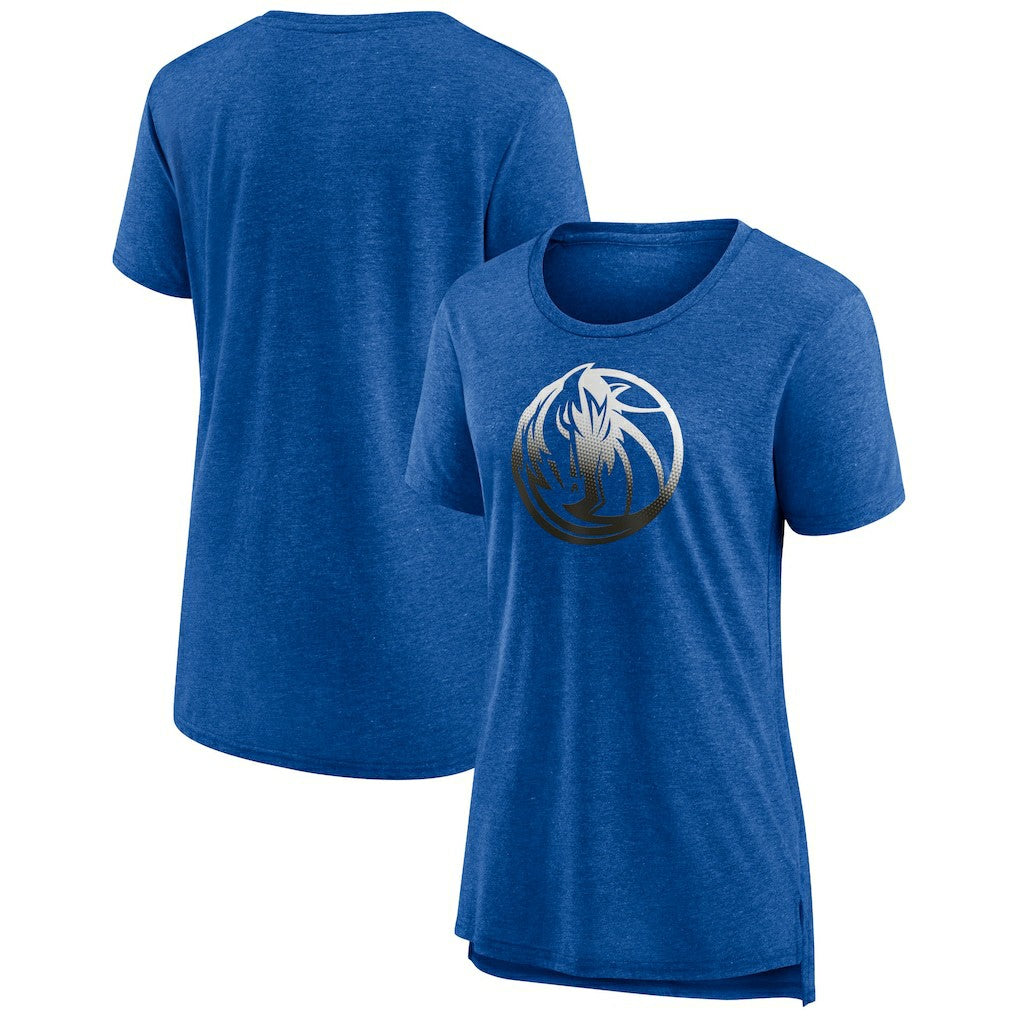 Dallas Mavericks Women's Gradient Logo Tri-Blend T-Shirt sale