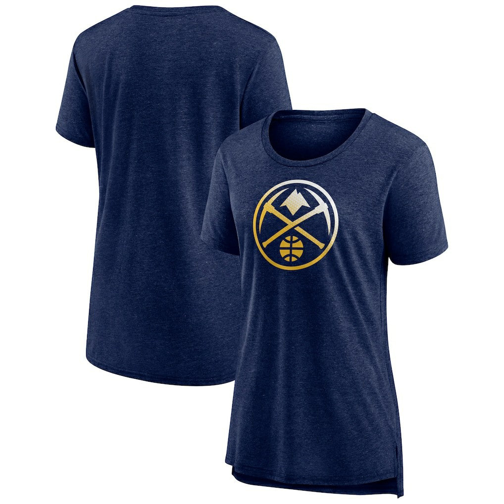 Denver Nuggets Women's Gradient Logo Tri-Blend T-Shirt sale