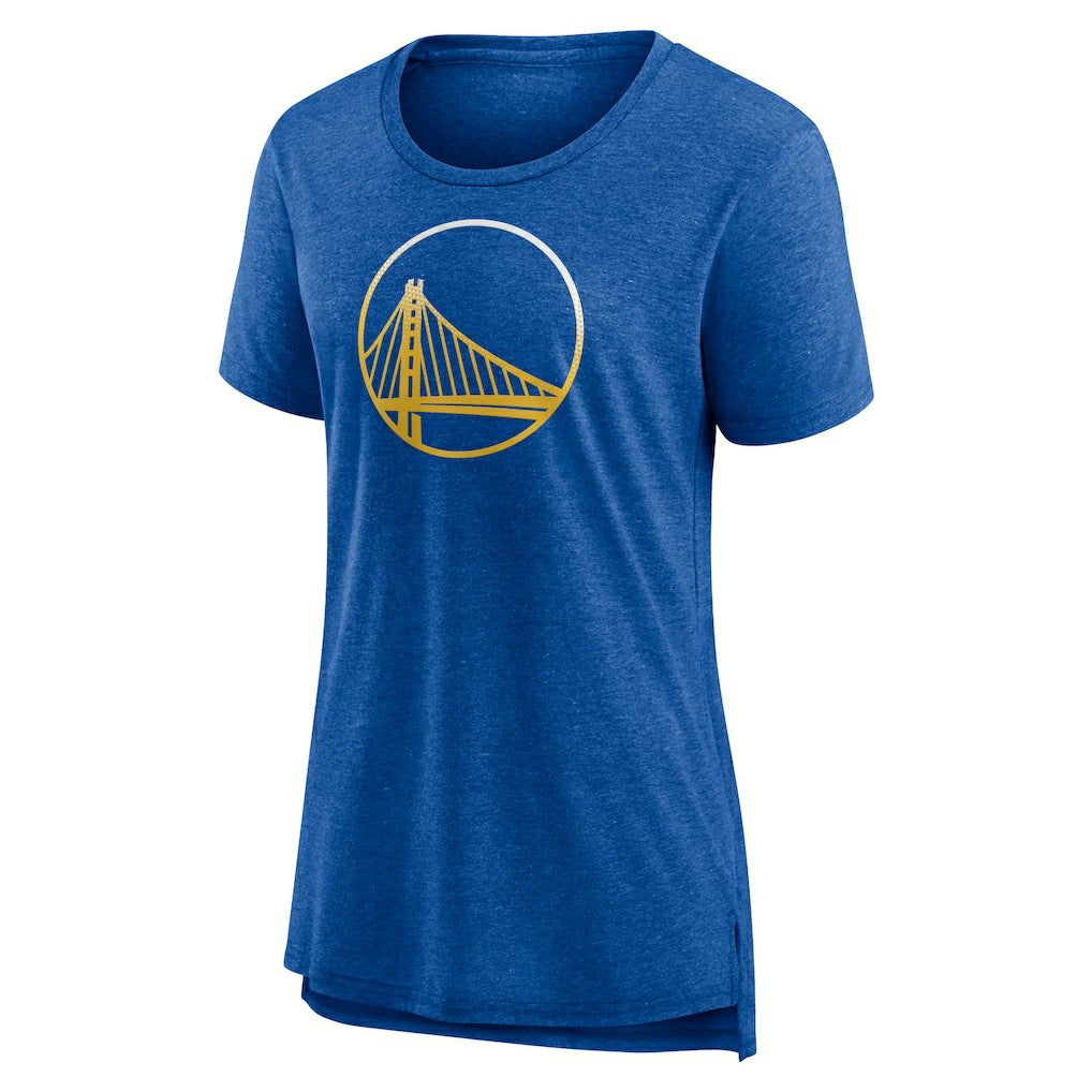 Golden State Warriors Women's Gradient Logo Tri-Blend T-Shirt sale
