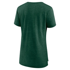 Milwaukee Bucks Women's Gradient Logo Tri-Blend T-Shirt