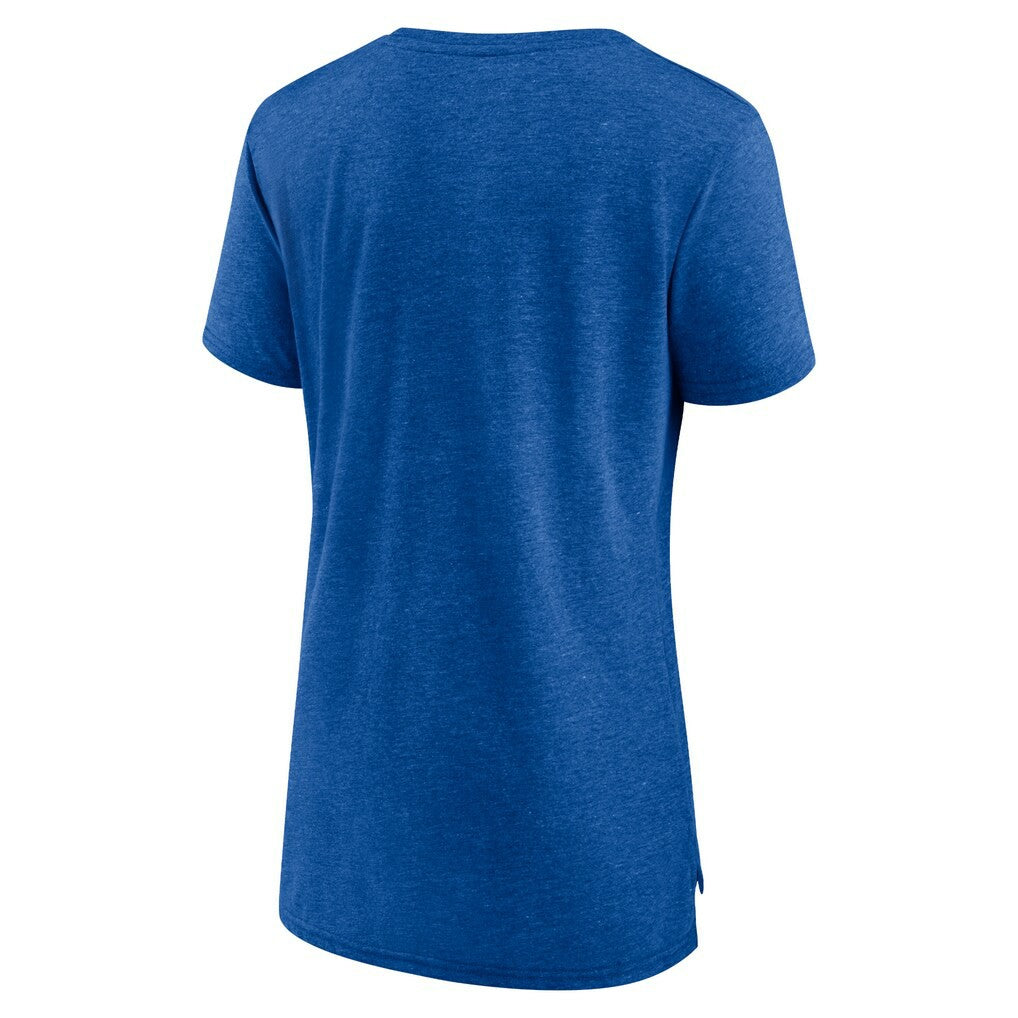 New York Knicks Women's Gradient Logo Tri-Blend T-Shirt