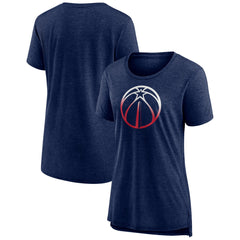 Washington Wizards Women's Gradient Logo Tri-Blend T-Shirt
