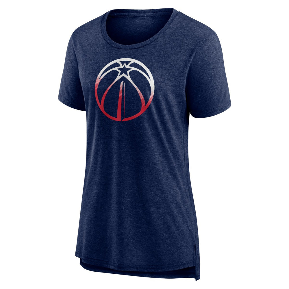 Washington Wizards Women's Gradient Logo Tri-Blend T-Shirt