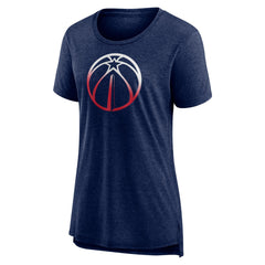 Washington Wizards Women's Gradient Logo Tri-Blend T-Shirt