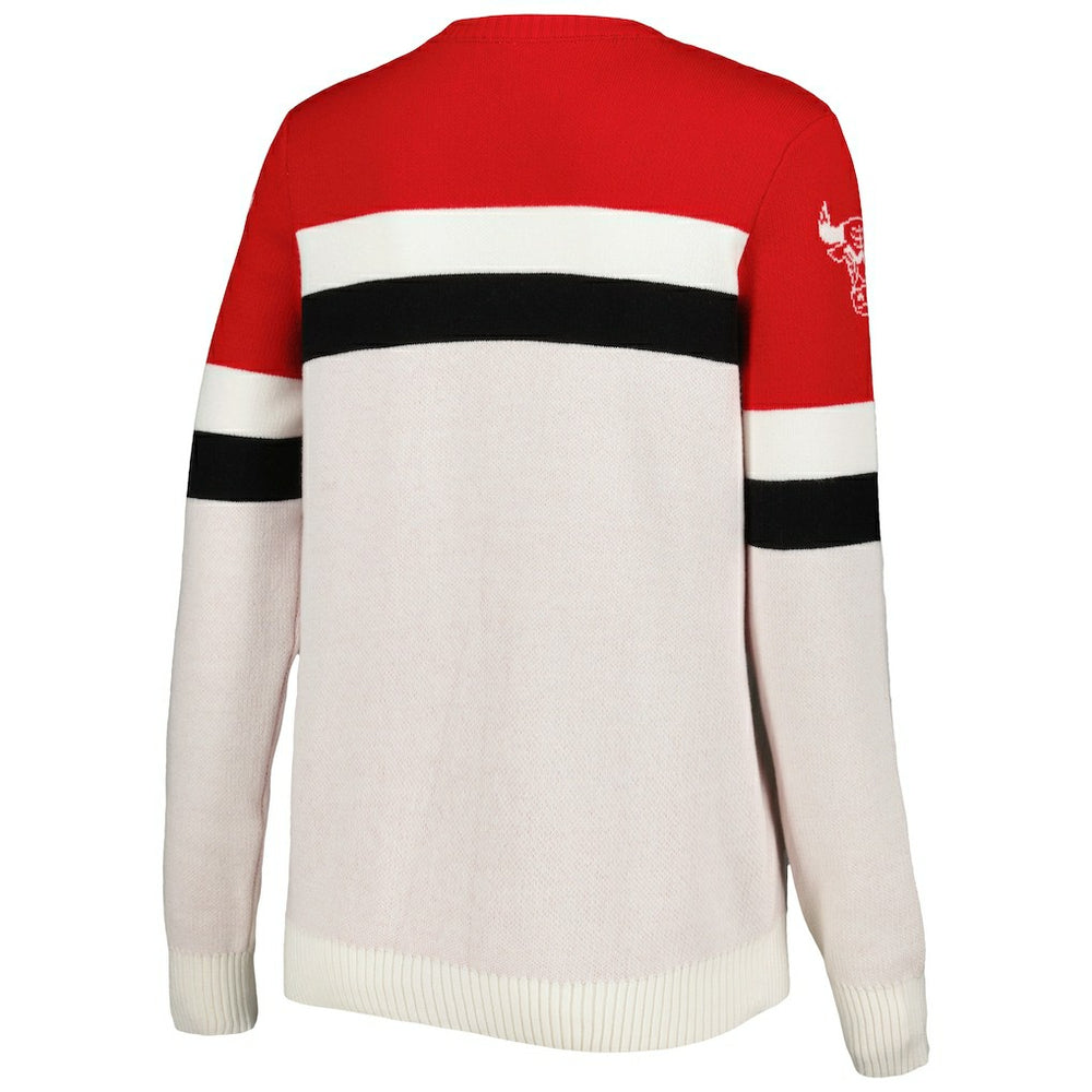 Chicago Bulls Lusso Women's Dominique Pullover Sweater