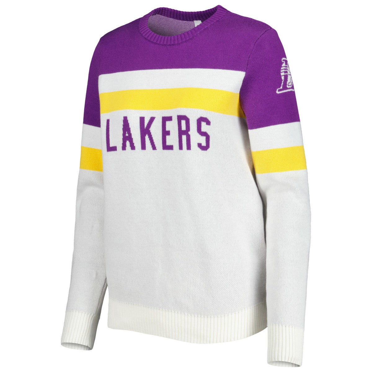 Los Angeles Lakers Lusso Women's Dominique Pullover Sweater