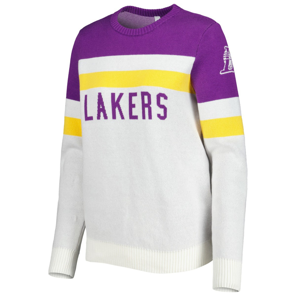 Los Angeles Lakers Lusso Women's Dominique Pullover Sweater