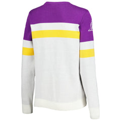 Los Angeles Lakers Lusso Women's Dominique Pullover Sweater