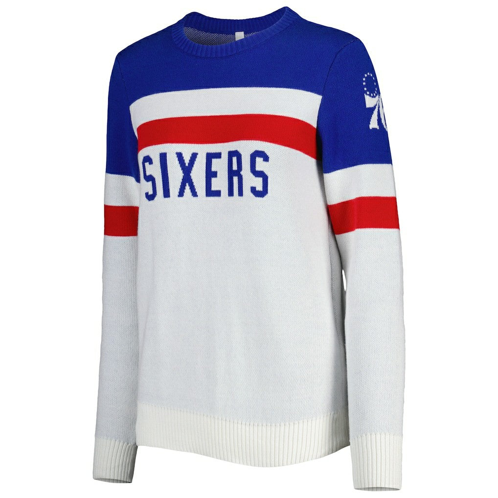 Philadelphia 76ers Lusso Women's Dominique Pullover Sweater