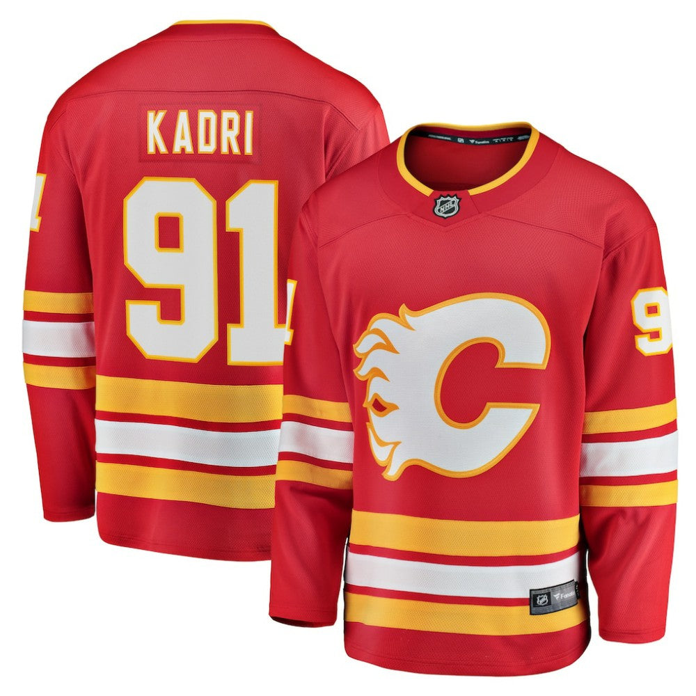 NHL Nazem Kadri Calgary Flames Fanatics Home Breakaway Player Jersey