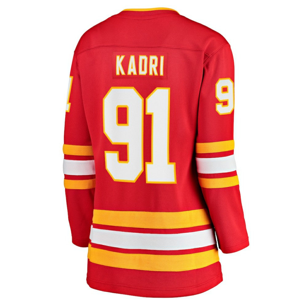 NHL Nazem Kadri Calgary Flames Fanatics Women's Home Breakaway Player Jersey