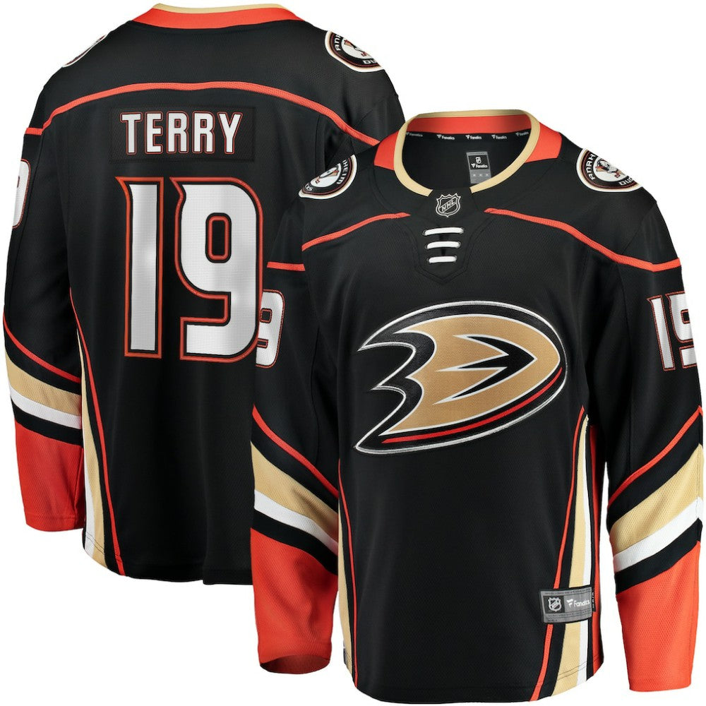 NHL Troy Terry Anaheim Ducks Fanatics Home Team Breakaway Player Jersey