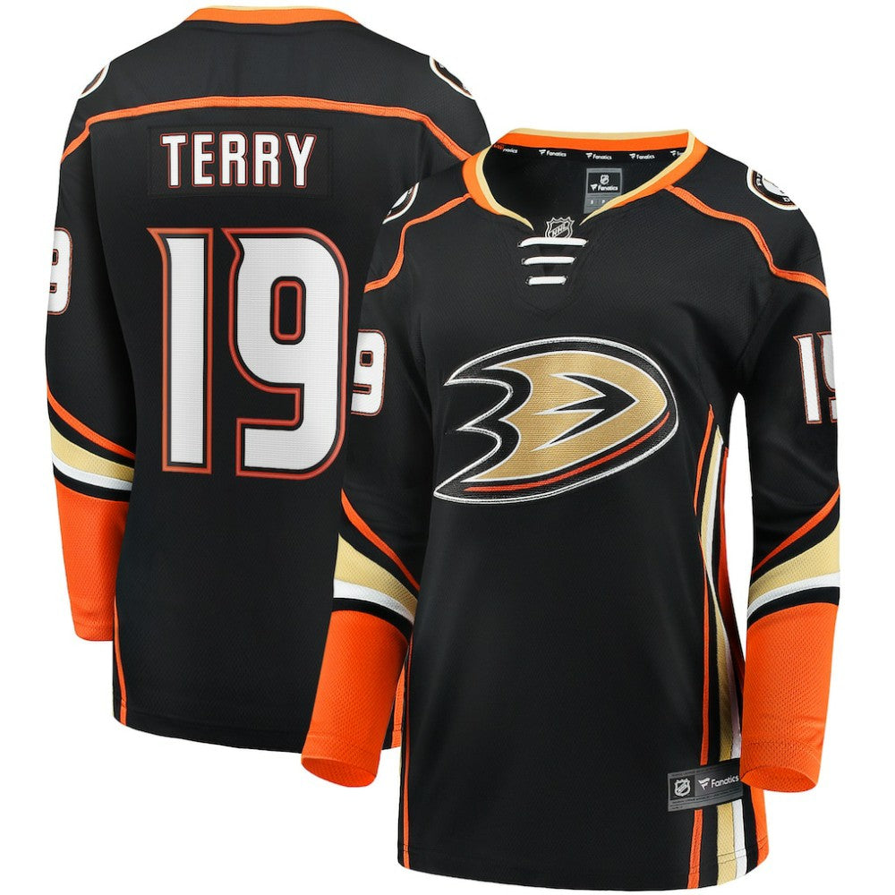 NHL Troy Terry Anaheim Ducks Fanatics Women's Home Team Breakaway Player Jersey