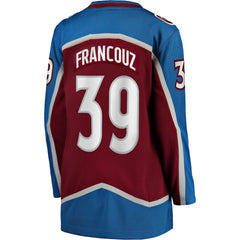 NHL Pavel Francouz Colorado Avalanche Fanatics Women's Home Breakaway Player Jersey