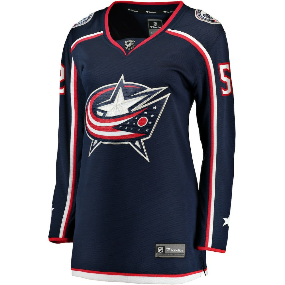 NHL Emil Bemstrom Columbus Blue Jackets Fanatics Women's Home Breakaway Player Jersey