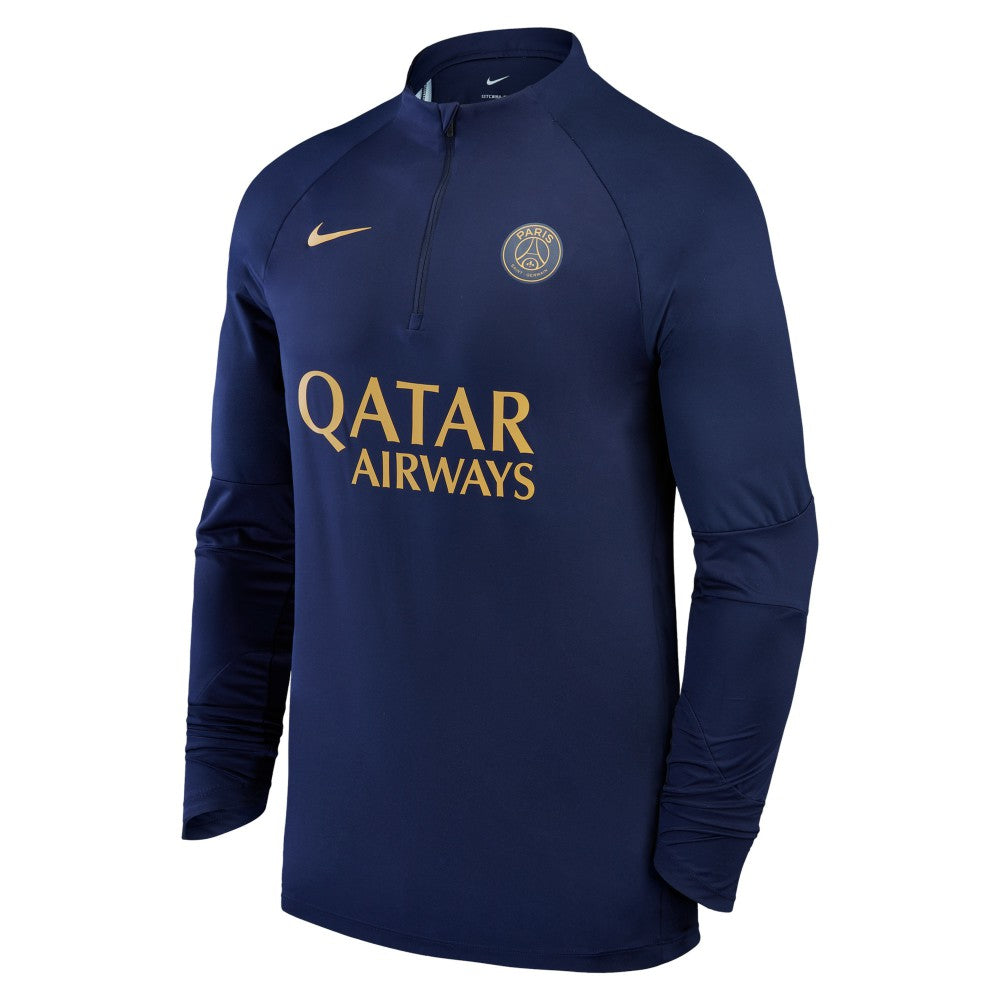 Paris Saint-Germain 2023/24 Strike Drill Raglan Quarter-Zip Top