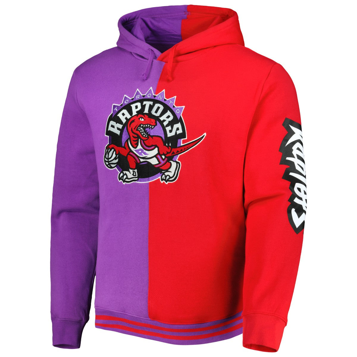Mitchell & Ness Toronto Raptors Big & Tall Hardwood Classics Split Pullover Hoodie