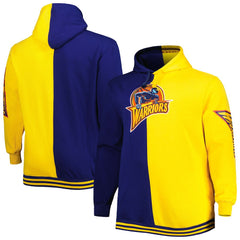 Mitchell & Ness Golden State Warriors Big & Tall Hardwood Classics Split Pullover Hoodie sale
