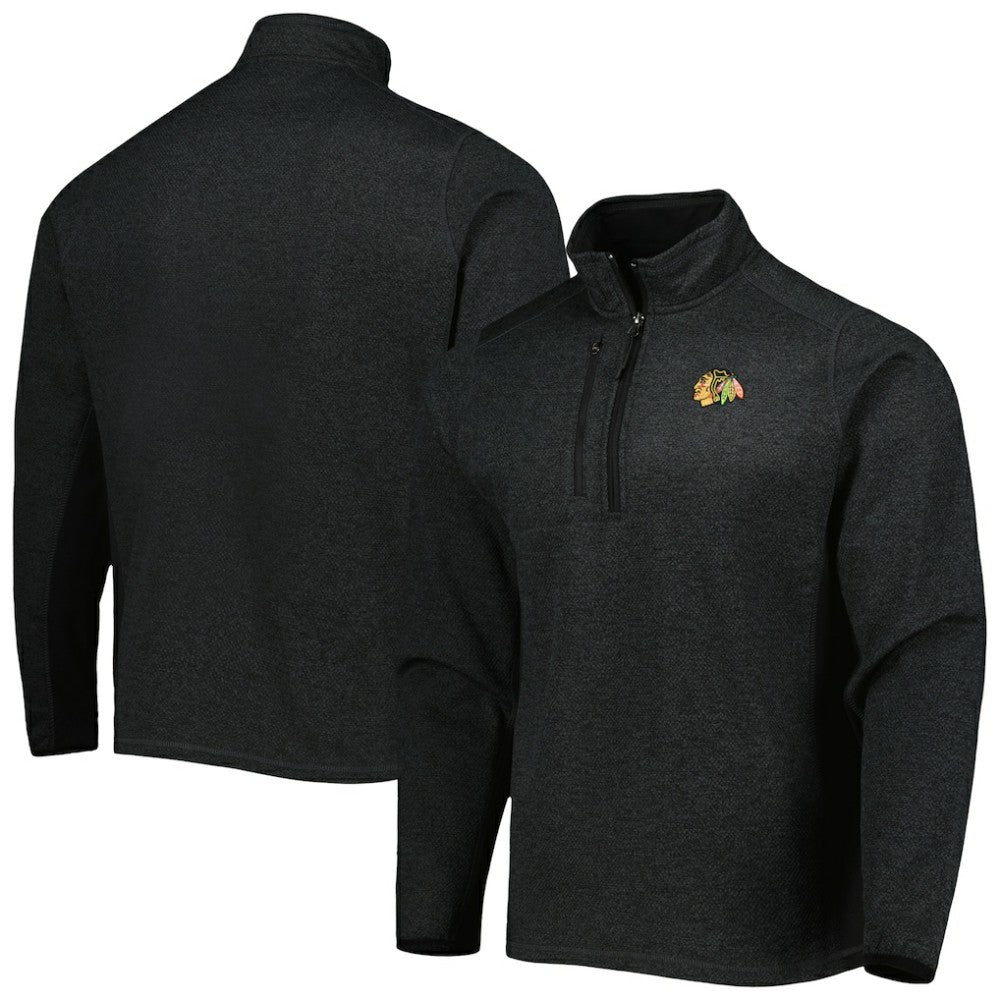 NHL Chicago Blackhawks Antigua Course Quarter-Zip Jacket