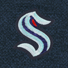NHL Seattle Kraken Antigua Course Quarter-Zip Jacket
