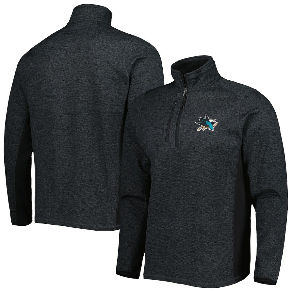 NHL San Jose Sharks Antigua Course Quarter-Zip Jacket