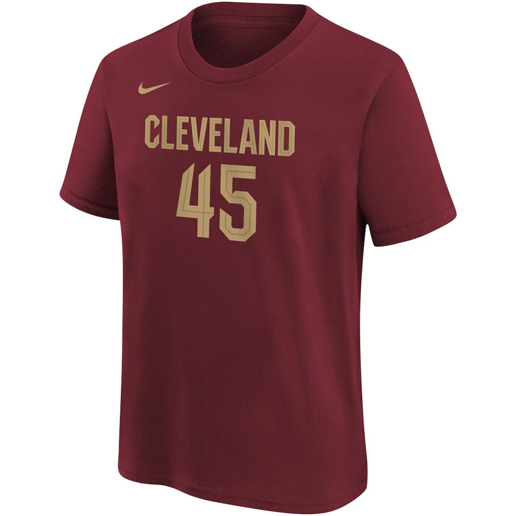 Nike Donovan Mitchell Cleveland Cavaliers Youth Icon Edition Name & Number T-Shirt sale