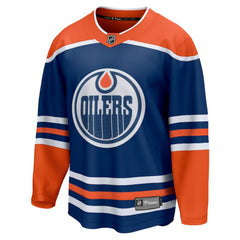 NHL Edmonton Oilers Fanatics Home Breakaway Blank Jersey