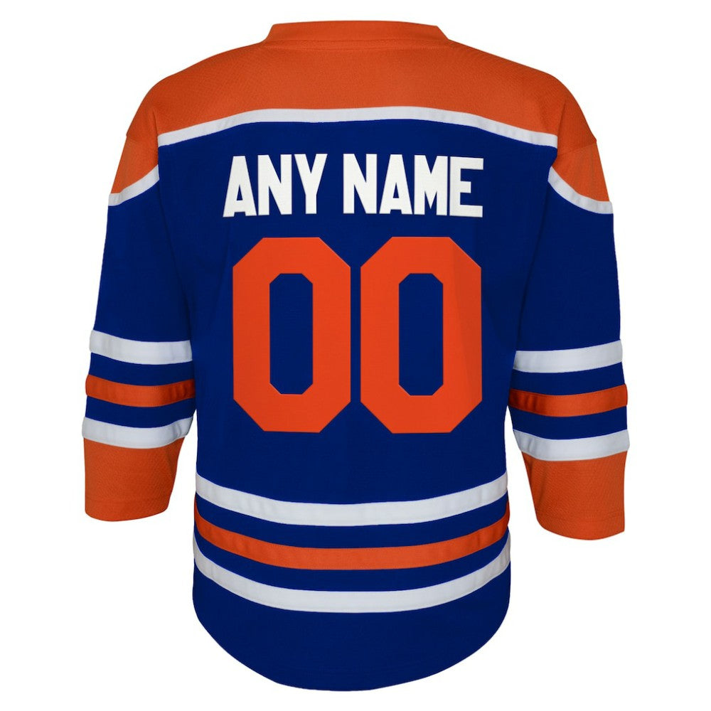 NHL Edmonton Oilers Youth Home Replica Custom Jersey