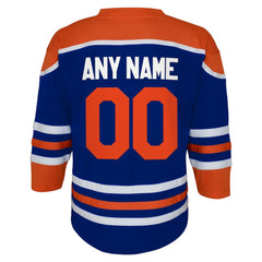 NHL Edmonton Oilers Youth Home Replica Custom Jersey