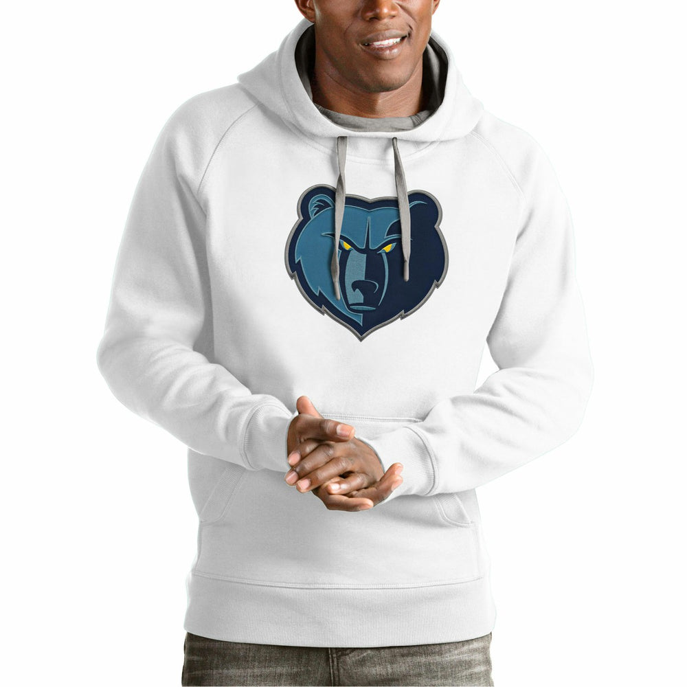 Memphis Grizzlies Antigua Team Logo Victory Pullover Hoodie