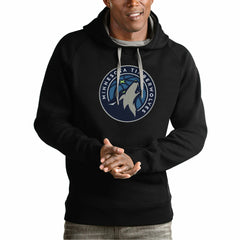 Minnesota Timberwolves Antigua Team Logo Victory Pullover Hoodie