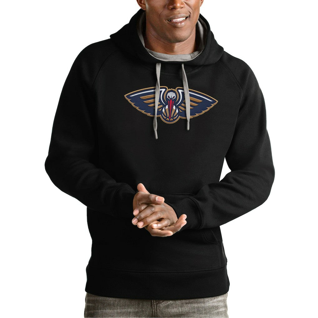 New Orleans Pelicans Antigua Team Logo Victory Pullover Hoodie