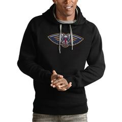 New Orleans Pelicans Antigua Team Logo Victory Pullover Hoodie