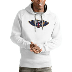 New Orleans Pelicans Antigua Team Logo Victory Pullover Hoodie