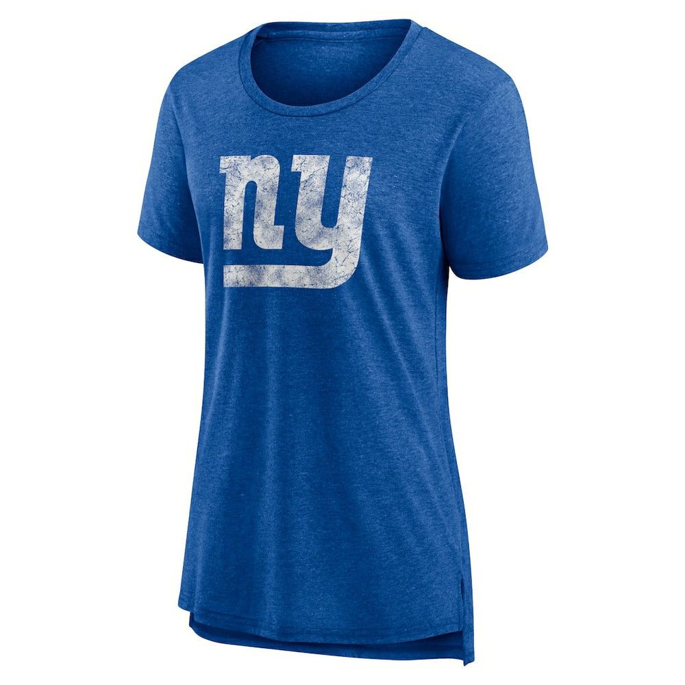 Women's Throwback Team Logo Tri-Blend T-Shirt - New York Giants T-shirts
