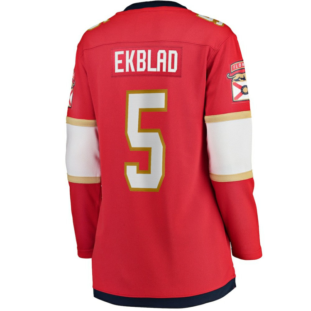 NHL Aaron Ekblad Florida Panthers Fanatics Women's Home Team Breakaway Player Jersey