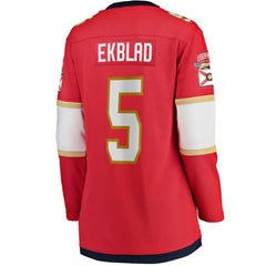 NHL Aaron Ekblad Florida Panthers Fanatics Women's Home Team Breakaway Player Jersey