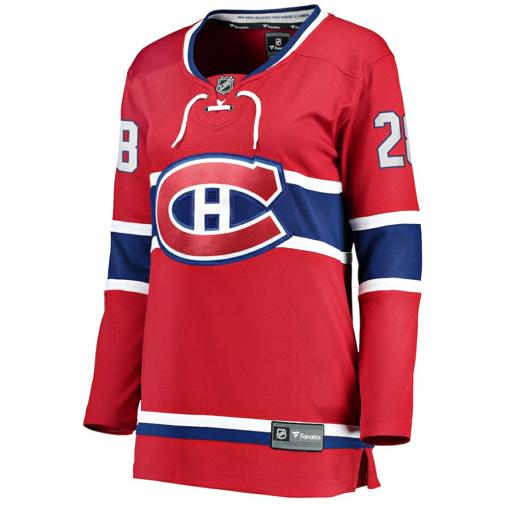 NHL Christian Dvorak Montreal Canadiens Fanatics Women's Home Breakaway Player Jersey