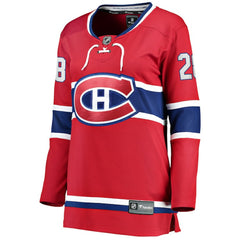 NHL Christian Dvorak Montreal Canadiens Fanatics Women's Home Breakaway Player Jersey
