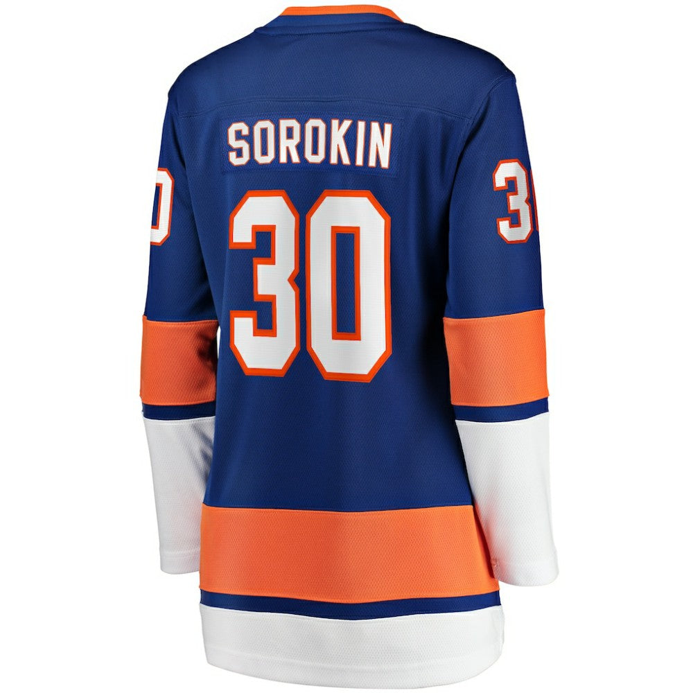 NHL Ilya Sorokin New York Islanders Fanatics Women's Home Breakaway Player Jersey