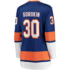 NHL Ilya Sorokin New York Islanders Fanatics Women's Home Breakaway Player Jersey
