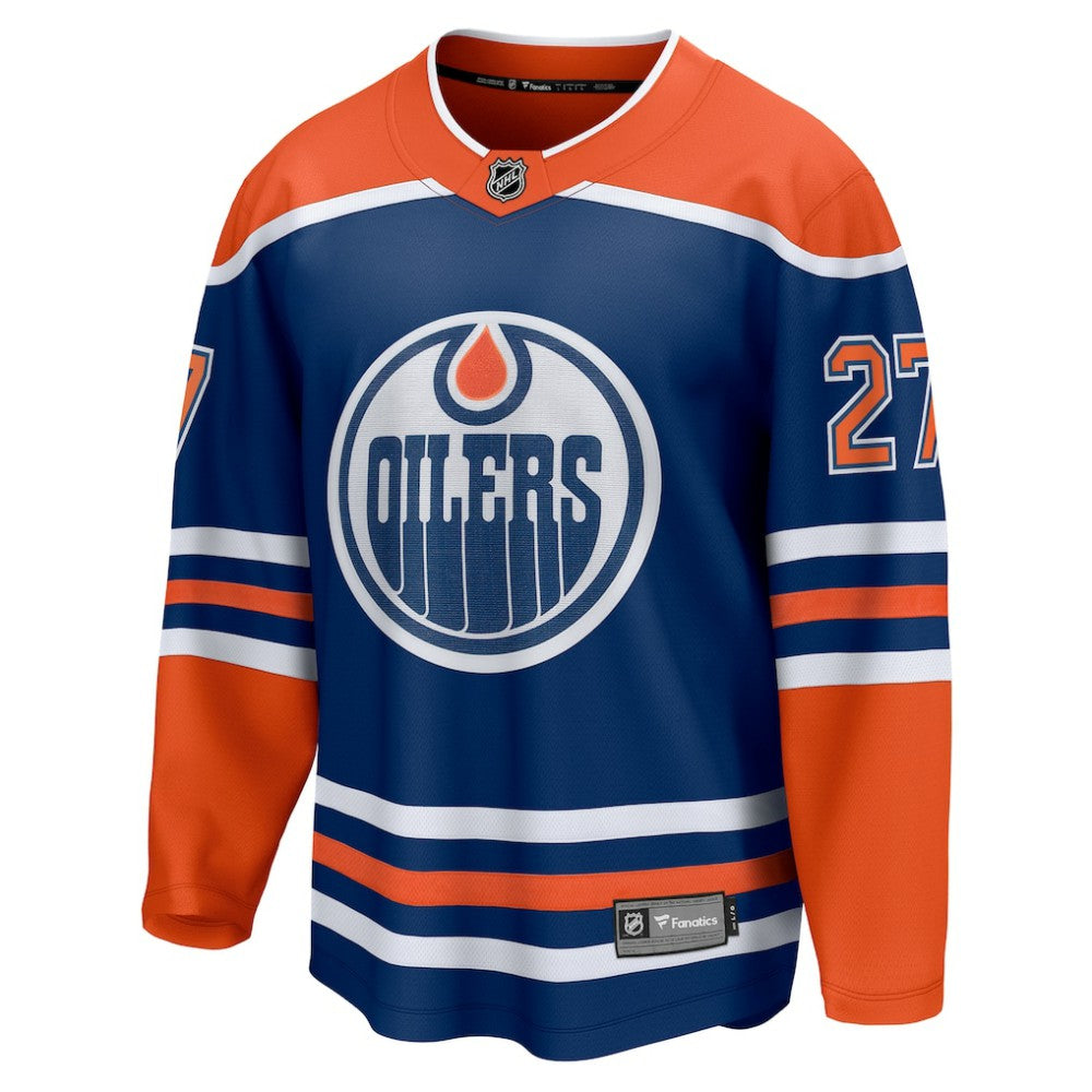 NHL Brett Kulak Edmonton Oilers Fanatics Home Breakaway Player Jersey