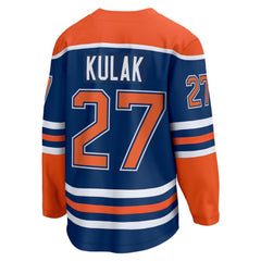 NHL Brett Kulak Edmonton Oilers Fanatics Home Breakaway Player Jersey