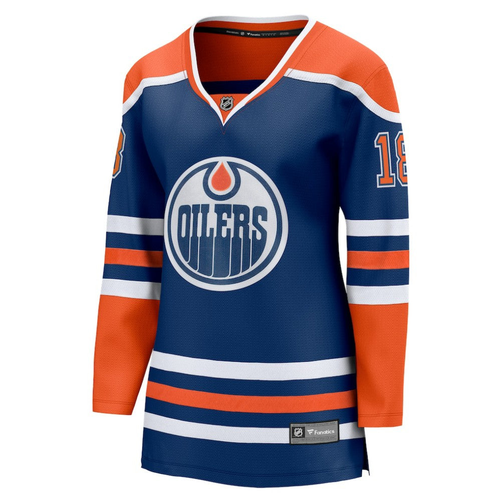 NHL Zach Hyman Edmonton Oilers Fanatics Women's Home Breakaway Player Jersey