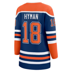 NHL Zach Hyman Edmonton Oilers Fanatics Women's Home Breakaway Player Jersey