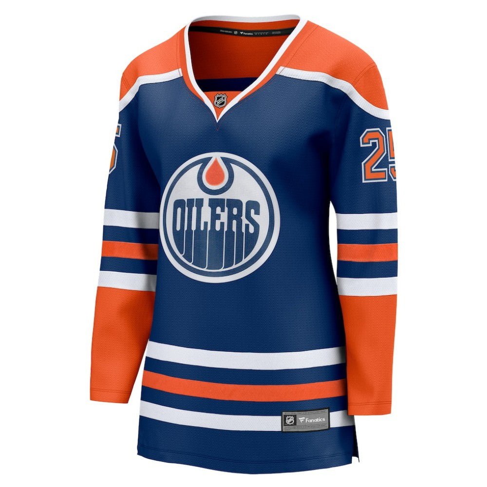 NHL Darnell Nurse Edmonton Oilers Fanatics Women's Home Breakaway Player Jersey