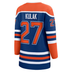 NHL Brett Kulak Edmonton Oilers Fanatics Women's Home Breakaway Player Jersey