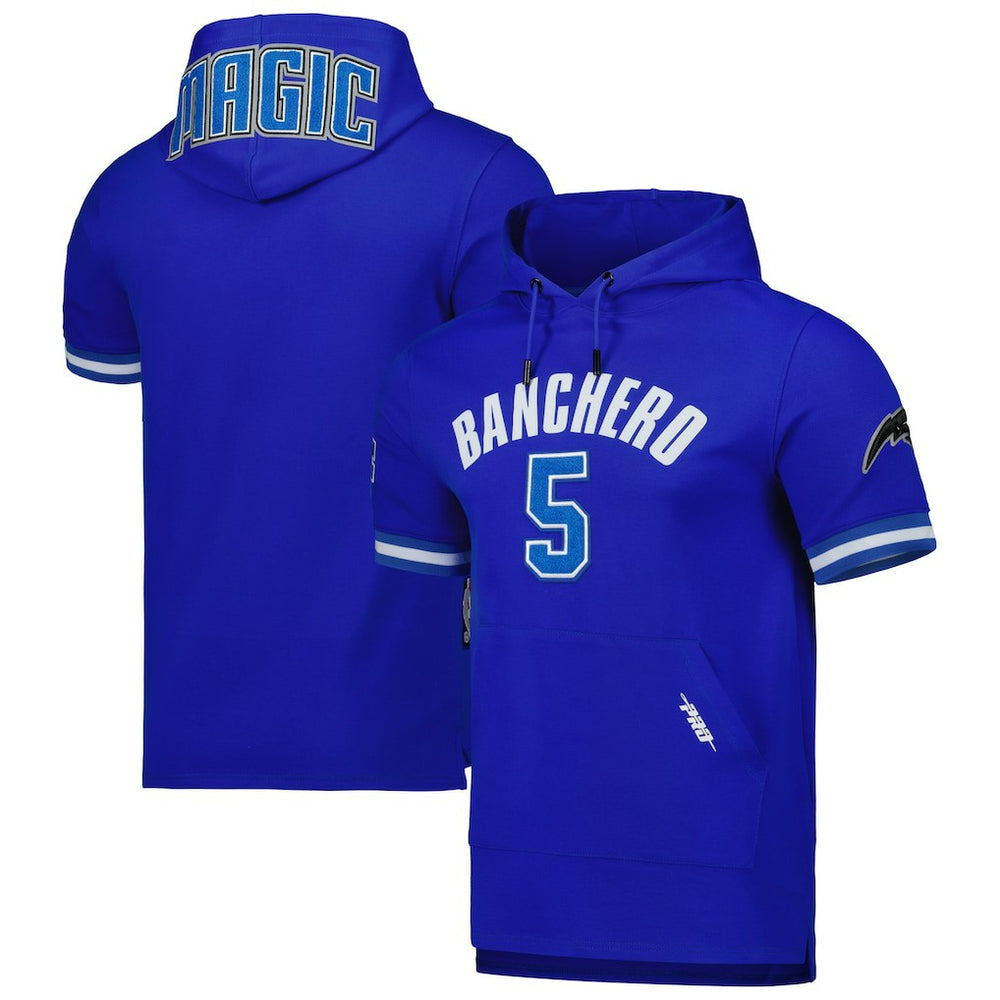 Paolo Banchero Orlando Magic Pro Standard Name & Number Short Sleeve Pullover Hoodie