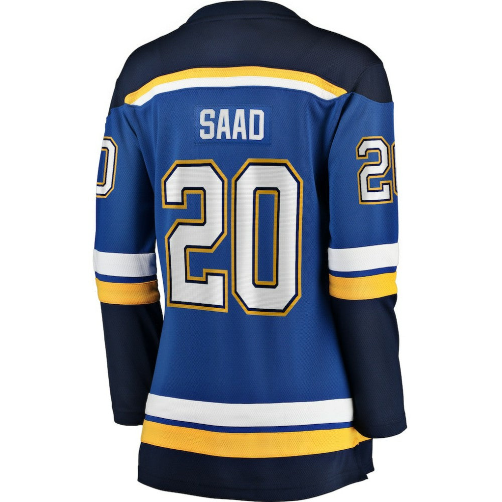 NHL Brandon Saad St. Louis Blues Fanatics Women's Home Breakaway Player Jersey